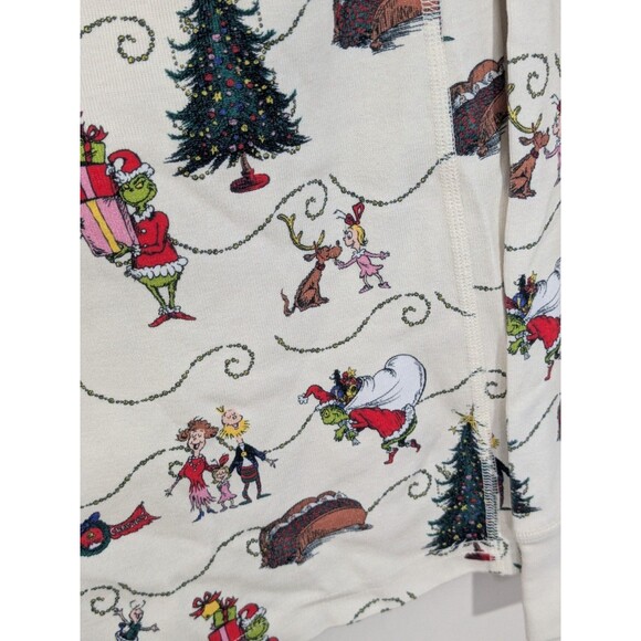 Hanna Andersson Pajamas Christmas Holiday The Grinch PJ Set Adult Size Small - Picture 8 of 14